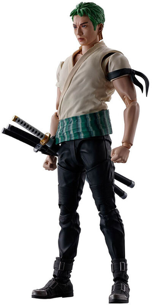 Фігурка Tamashii Nations One Piece Netflix Series Roronoa Zoro SH 14.5 см (4573102657688) - зображення 1