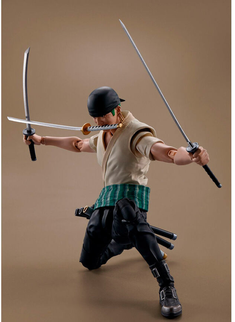 Figurka Tamashii Nations One Piece Netflix Series Roronoa Zoro SH 14.5 cm (4573102657688) - obraz 4