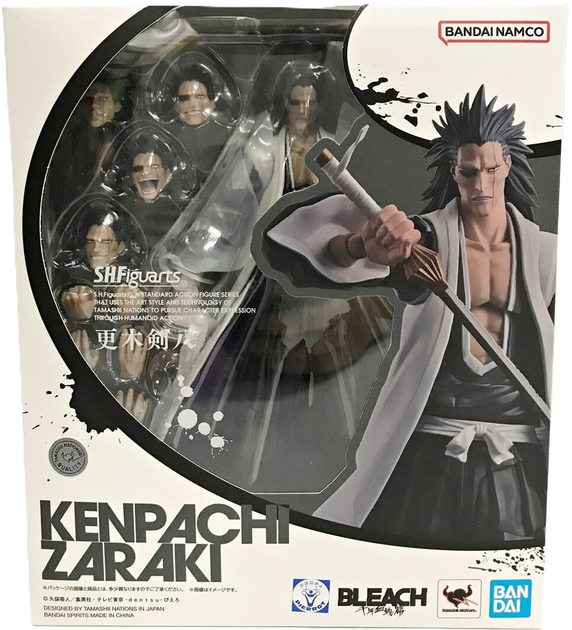 Фігурка Tamashii Nations Bleach Thousand-Year Blood War Kenpachi Zaraki S.H. Figuarts 17 см (4573102661692) - зображення 1