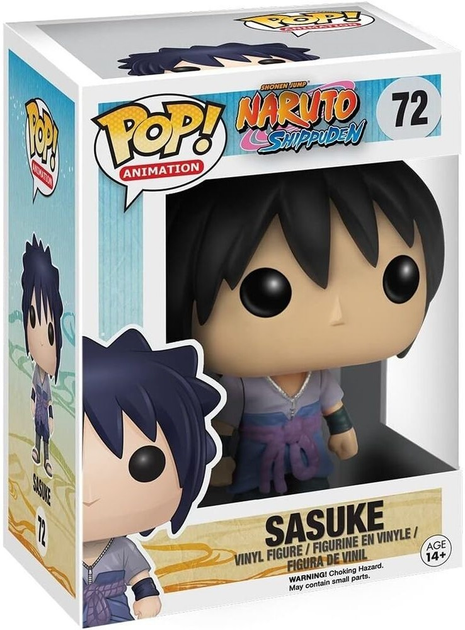 Фігурка Funko POP! Animation Naruto Shippuden Sasuke 72 (0849803063672) - зображення 1