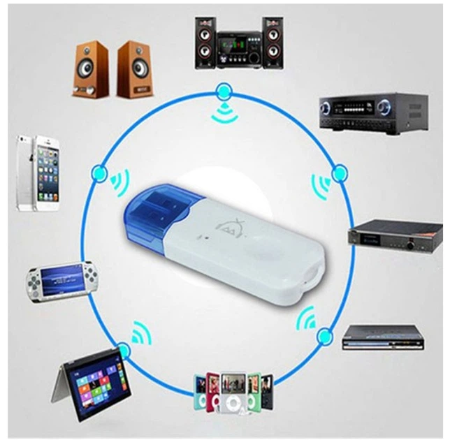 Блютуз юсб приемник аудио адаптер PIX-LINK USB Bluetooth White (15262) - изображение 7