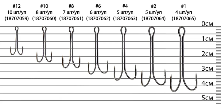 Двойник Select TWH-22L Twin Long #3/0 (3 шт/уп) (1870-70-68) - Фото 4 Двойник Select TWH-22L Twin Long #3/0 (3 шт/уп) (1870-70-68) - изображение 4