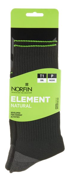 Носки Norfin T1P ELEMENT NATURAL CREW р.XL (45-47) - Фото 4 Носки Norfin T1P ELEMENT NATURAL CREW р.XL (45-47) - изображение 4