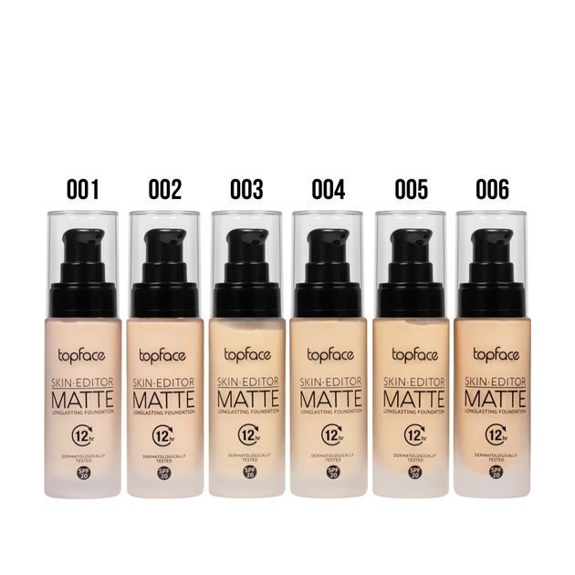 Тональна основа матуюча Topface Skin Editor Matte SPF20 РТ465 № 04 - Фото 4 Тональна основа матуюча Topface Skin Editor Matte SPF20 РТ465 № 04 - зображення 4