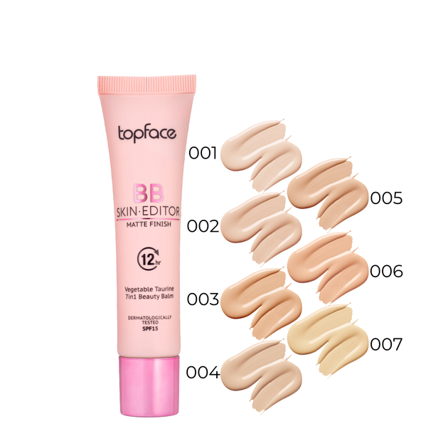 Тональний ВВ крем TopFace Skin Editor Matte Finish SPF15 PT462 № 03 - изображение 3