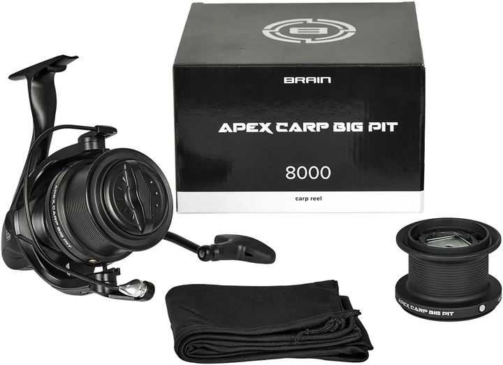Катушка Brain Apex Carp Big Pit 8000 6+1BB 4.1:1 (1858-46-84) - Фото 6 Катушка Brain Apex Carp Big Pit 8000 6+1BB 4.1:1 (1858-46-84) - изображение 6