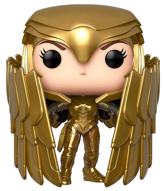 Figurka Funko POP! Heroes DC Comics Wonder Woman 84 Gold Armor Shield  Wonder Woman Special Edition 329 (0889698466592) - obraz 2