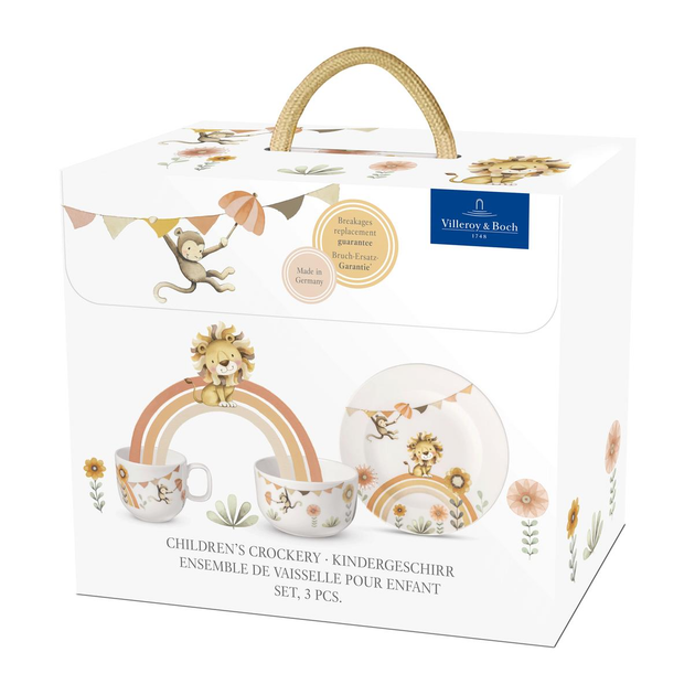 Villeroy&Boch Roar like a Lion дитячий набір посуду 3 предмета - зображення 4