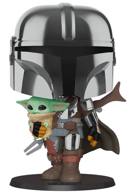 Figurka Funko POP! Star Wars The Mandalorian with the Child 380 (0889698499316) - obraz 2