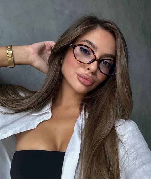 Окуляри для іміджу з прозорою лінзою оправа Honey Fashion Accessories леопардовий (4-12) - изображение 4