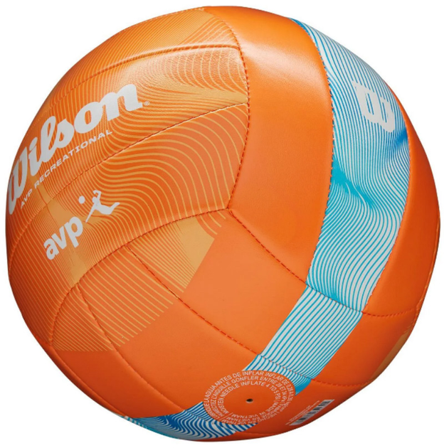 М'яч волейбольний Wilson AVP Movement VB Orange/Blue OF - изображение 5