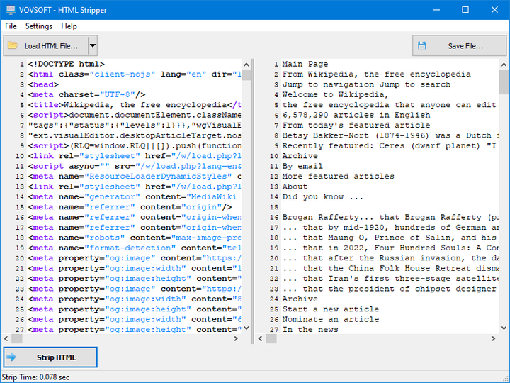 Програма для очищення HTML-коду –Vovsoft HTML Stripper. 1 ПК, безтермінова ліцензія. - Фото 3 Програма для очищення HTML-коду –Vovsoft HTML Stripper. 1 ПК, безтермінова ліцензія. - изображение 3