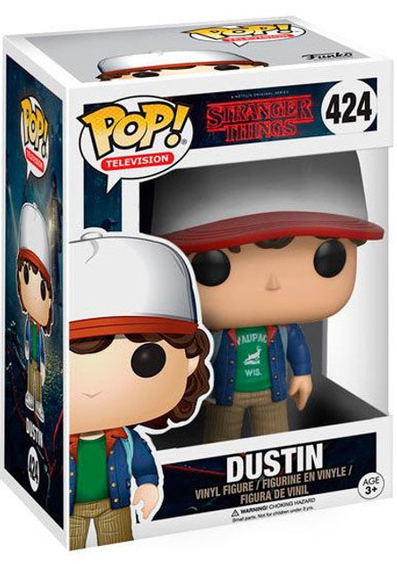 Фігурка Funko POP! Television Stranger Things Dustin 424 (0889698133234) - зображення 1