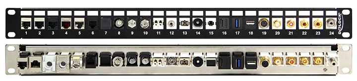 Патч-панель Delock 19" 1U 24 port Black (4043619432776) - зображення 4