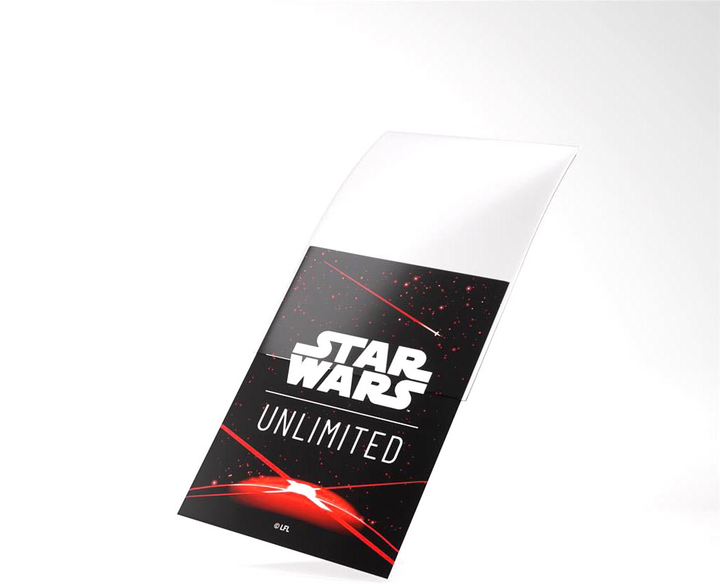 Набір кишень для карт Gamegenic Star Wars Unlimited Art Sleeves Space Червоні (4251715414019) - зображення 4