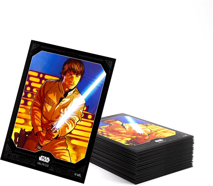 Набір кишень для карт Gamegenic Star Wars Unlimited Art Sleeves Luke Skywalke (4251715413999) - зображення 6