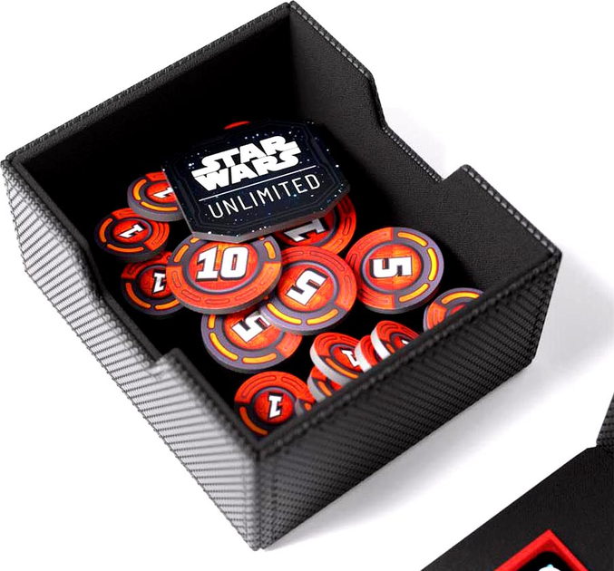Pudełko na karty Gamegenic Star Wars Unlimited Deck Pod Premium Czarne (4251715413777) - obraz 11