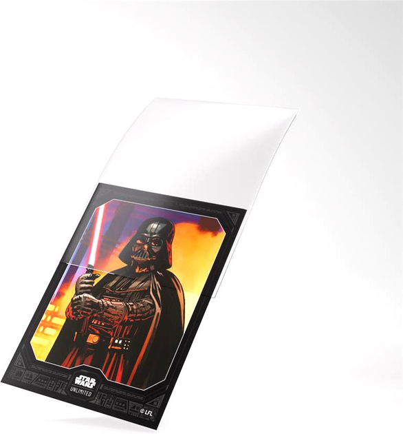 Zestaw koszulek do kart Gamegenic Star Wars Unlimited Double Sleeving Pack Darth Vader (4251715414026) - obraz 2