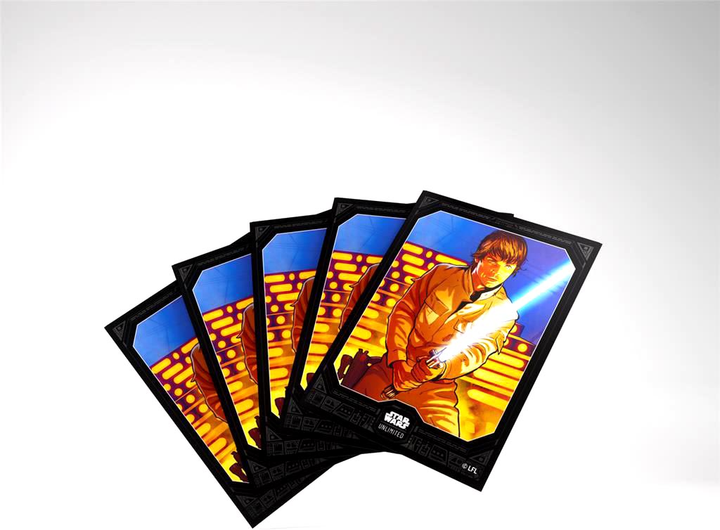 Набір кишень для карт Gamegenic Star Wars Unlimited Double Sleeving Pack Luke Skywalker (4251715414033) - зображення 4