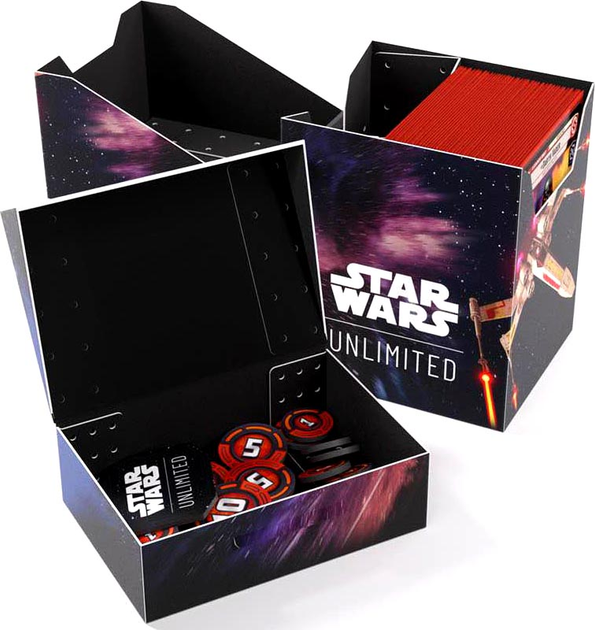 Коробка для карток Gamegenic Star Wars Unlimited Soft Crate X-Wing/TIE Fighter (4251715413913) - зображення 4