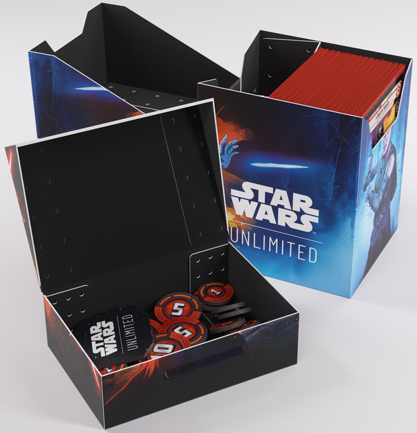 Коробка для карток Gamegenic Star Wars Unlimited Soft Crate Rey/Kylo Ren (4251715415443) - зображення 4