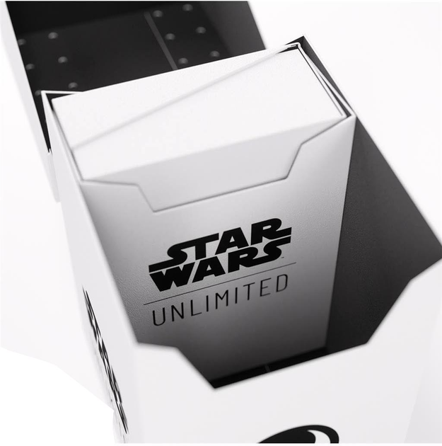 Коробка для карток Gamegenic Star Wars Unlimited Soft Crate Біла (4251715413937) - зображення 6