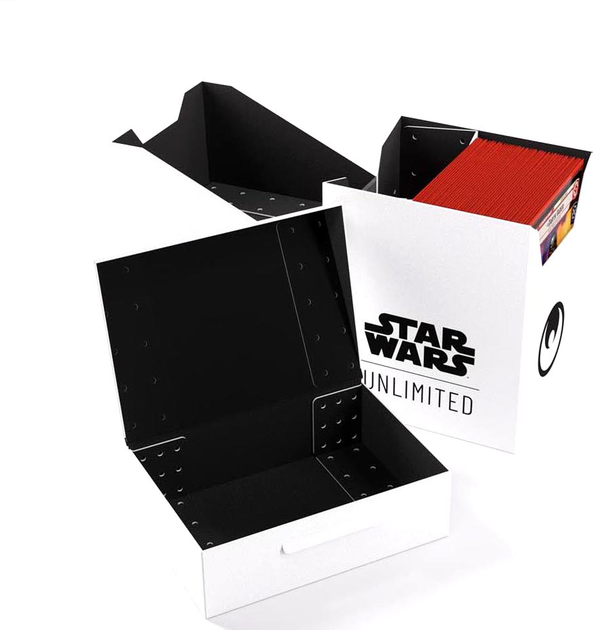 Коробка для карток Gamegenic Star Wars Unlimited Soft Crate Біла (4251715413937) - зображення 9