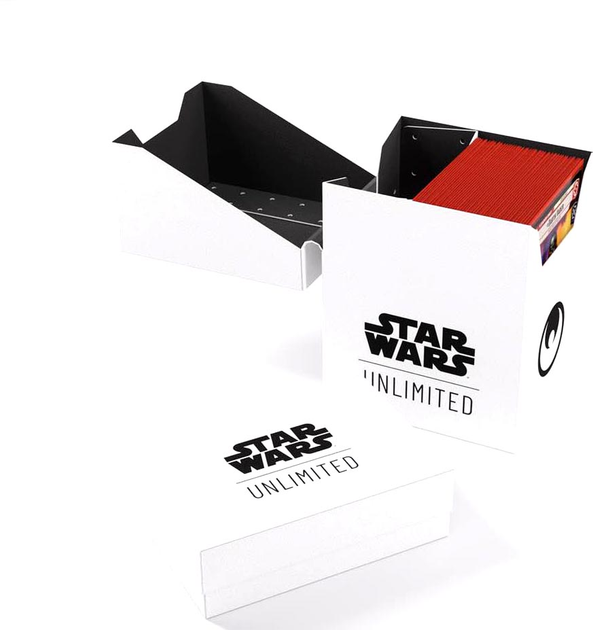 Коробка для карток Gamegenic Star Wars Unlimited Soft Crate Біла (4251715413937) - зображення 10