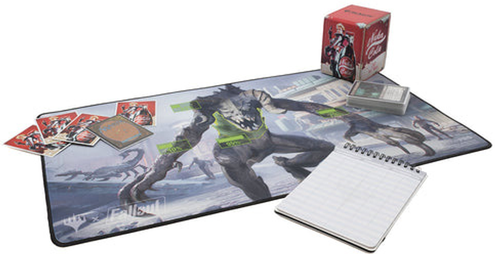Ігровий килимок Ultra Pro Magic the Gathering Fallout Black Stitched 61 x 33 см (074427383299) - зображення 4