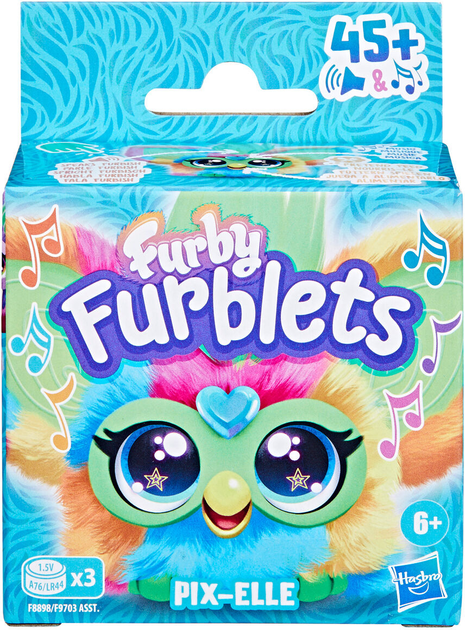 М'яка іграшка Hasbro Furblet Pix Elle mini Furby 10 см (5010996243157) - зображення 1