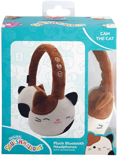 Słuchawki Squishmallows Plush Bluetooth Headphones Cameron (5060777101046) - obraz 4