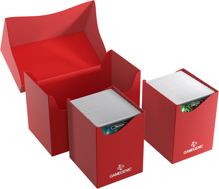 Коробка для карток подвійна Gamegenic Double Deck Holder XL на 200+ предметів Червона (4251715414408) - зображення 3