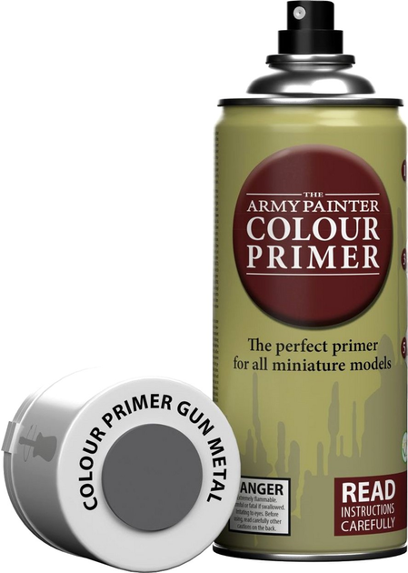 Primer-spray The Army Painter Colour Primer Gun Metal 400 ml (5713799302518) - obraz 1