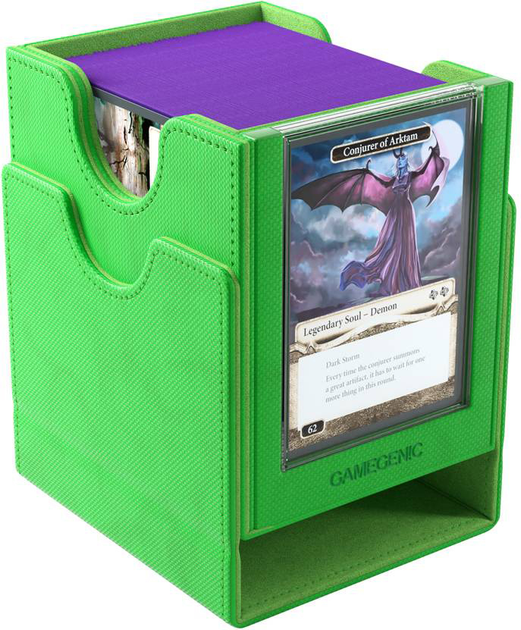 Pudełko na karty Gamegenic Premium Box Sidekick PRO XL na 100+ przedmiotów Zielone (4251715415894) - obraz 8