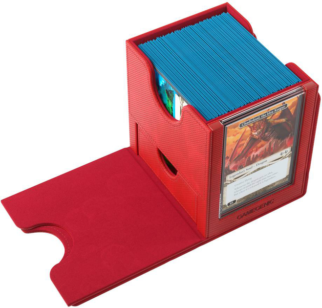 Pudełko na karty Gamegenic Premium Box Sidekick PRO XL na 100+ przedmiotów Czerwone (4251715415887) - obraz 15