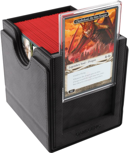 Коробка для карток Gamegenic Premium Box Sidekick PRO XL на 100+ предметів Чорна (4251715415863) - зображення 15