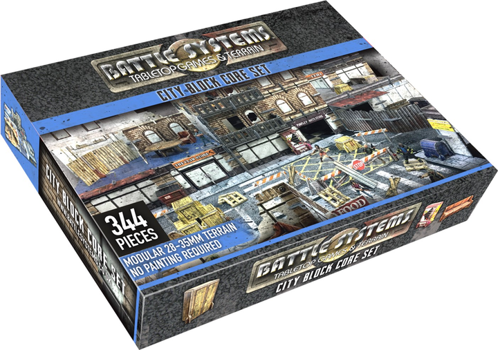 Збірна модель Battle Systems Tabletop Games & Terrain Urban Apocalypse City Block Core (5060660090181) - зображення 1