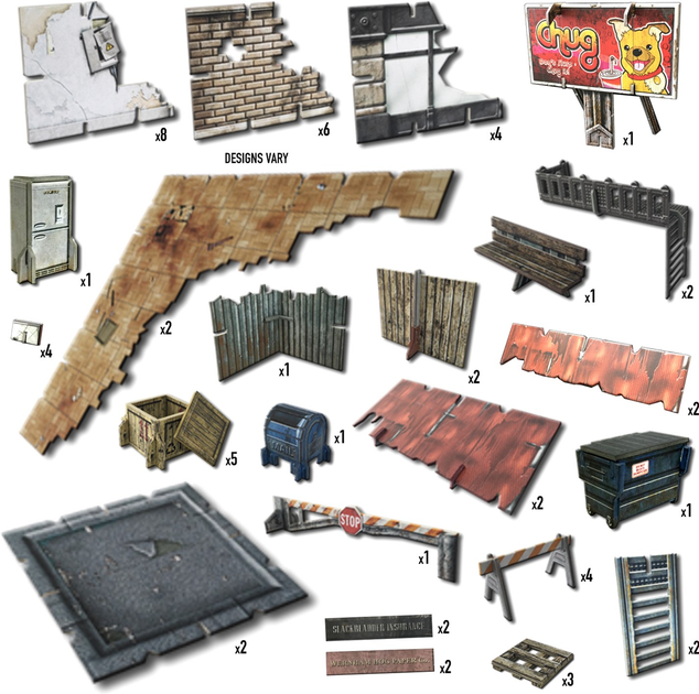 Model do składania Battle Systems Tabletop Games & Terrain Urban Apocalypse City Block Core (5060660090181) - obraz 5
