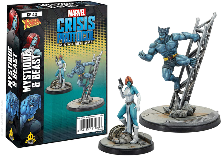 Zestaw akcesoriów Atomic Mass Games Marvel Crisis Protocol Beast & Mystique (841333111212) - obraz 2