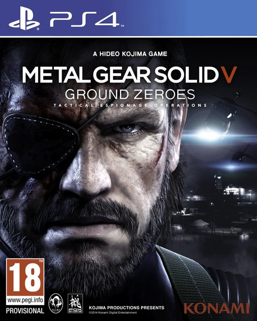 Gra PS4 Metal Gear Solid V: Ground Zeroes (Blu-ray płyta) (0083717202899) - obraz 1