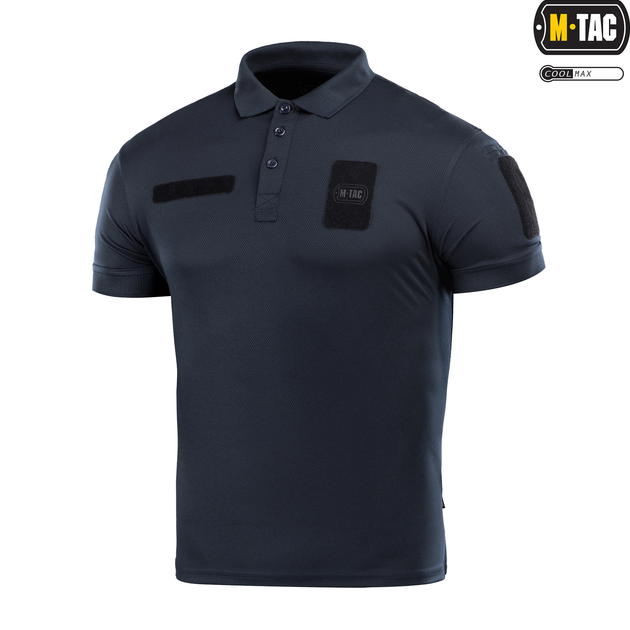 Поло M-Tac Elite Tactical Coolmax Dark Navy Blue 2XL 80010015-2XL - зображення 1