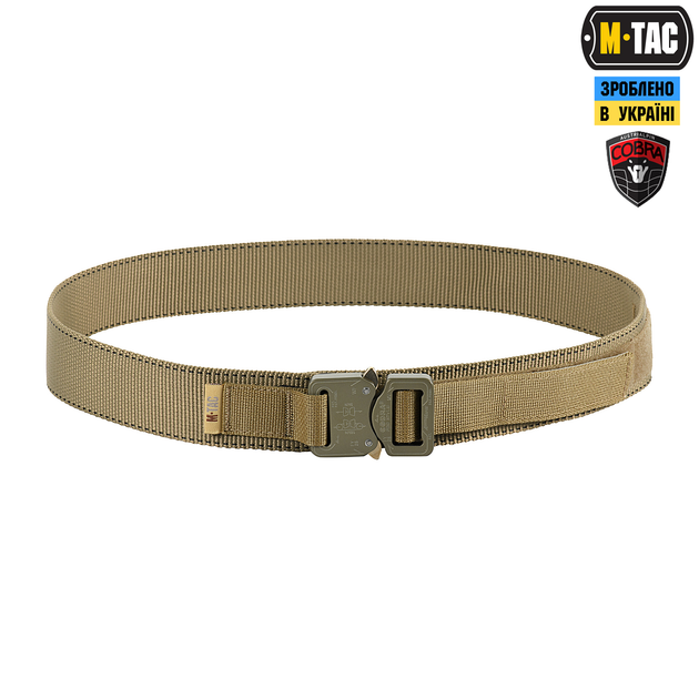 Ремінь M-Tac Cobra Buckle Belt Coyote XS/S 10194005-XS/S - зображення 1