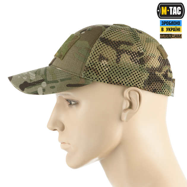 Бейсболка тактична із сіткою Азов M-Tac Extreme Multicam (XS) NYCO 40600008-XS - зображення 2