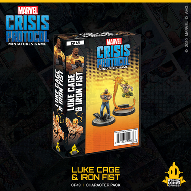 Zestaw akcesoriów Atomic Mass Games Marvel Crisis Protocol Luke Cage & Iron Fist (841333109356) - obraz 2