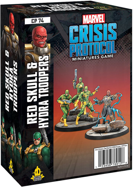 Zestaw akcesoriów Atomic Mass Games Marvel Crisis Protocol Red Skull & Hydra Troops (841333112646) - obraz 1