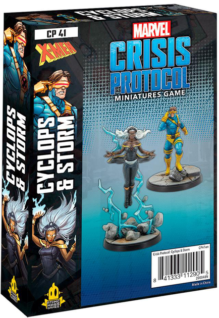 Zestaw akcesoriów Atomic Mass Games Marvel Crisis Protocol Storm & Cyclops (841333112905) - obraz 1