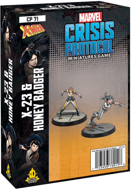 Zestaw akcesoriów Atomic Mass Games Marvel Crisis Protocol X-23 & Honey Badger (841333116293) - obraz 1