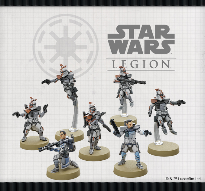 Набір аксесуарів Fantasy Flight Games Star Wars Legion ARC Troopers Unit Expansion (841333111540) - зображення 2