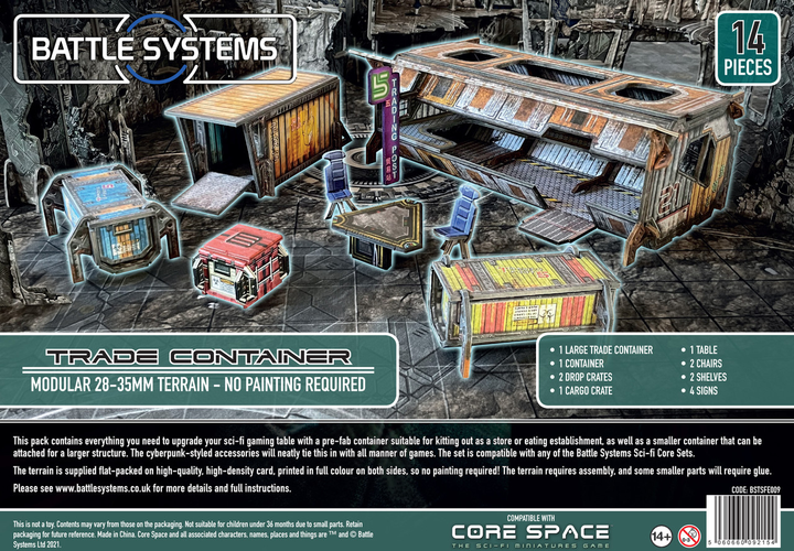 Zestaw akcesoriów Battle Systems Kontener Handlowy (5060660092154) - obraz 1