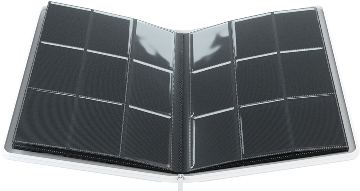 Альбом для карт Gamegenic Zip-Up Album 18-Pocket Білий (4251715403594) - зображення 5